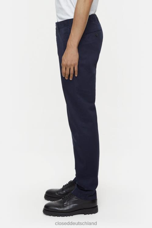 Kleidung dunkle Nacht 0RP8Z862 CLOSED Hosenstil Clifton Slim Chino Männer
