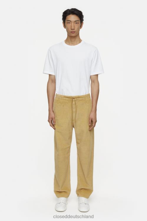 Kleidung dunkler Weizen 0RP8Z836 CLOSED Hosenstil Nanaimo gerade Männer
