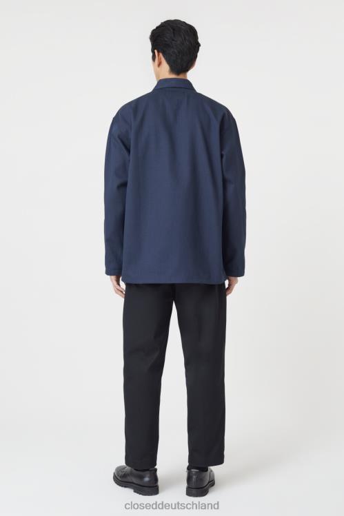 Kleidung Dunkelblau 0RP8Z891 CLOSED Arbeiterjacke Männer