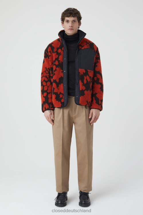 Kleidung Glut rot 0RP8Z887 CLOSED Teddyjacke Männer