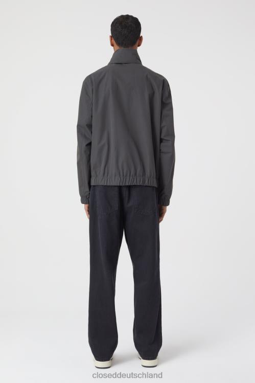 Kleidung Graphit 0RP8Z2039 CLOSED Jacke mit Kapuze und Reißverschluss Männer