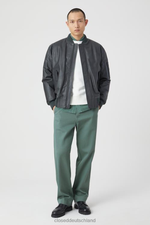 Kleidung Graphit 0RP8Z2046 CLOSED Jacke aus Leder Männer