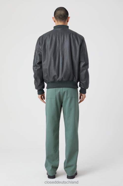 Kleidung Graphit 0RP8Z2046 CLOSED Jacke aus Leder Männer