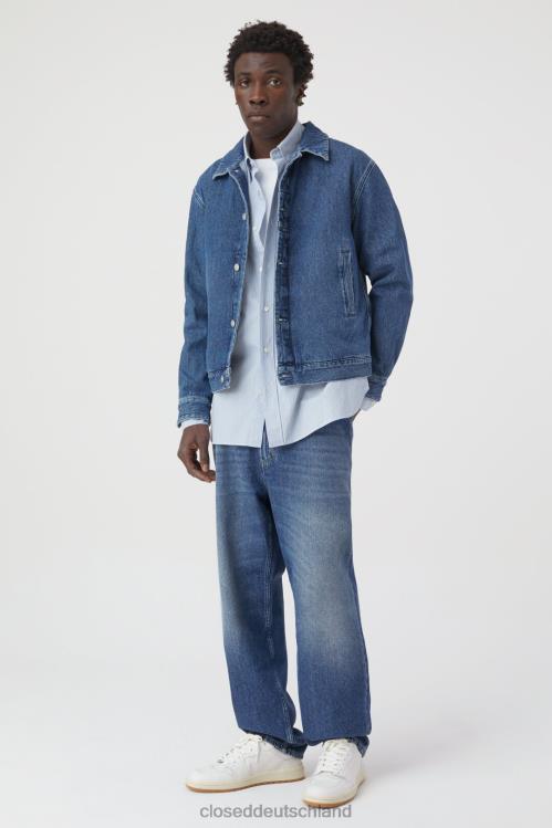 Kleidung Mittelblau 0RP8Z2028 CLOSED Trucker-Jacke Männer