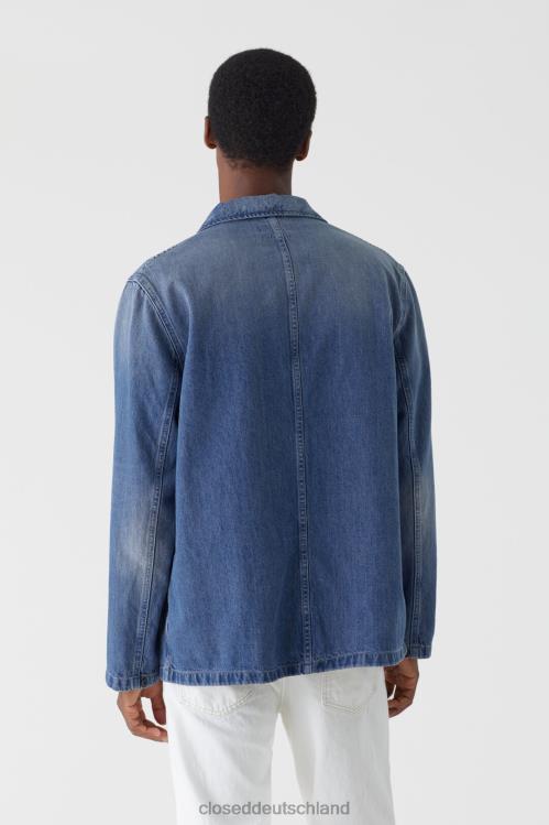 Kleidung Mittelblau 0RP8Z2030 CLOSED Jacke Männer