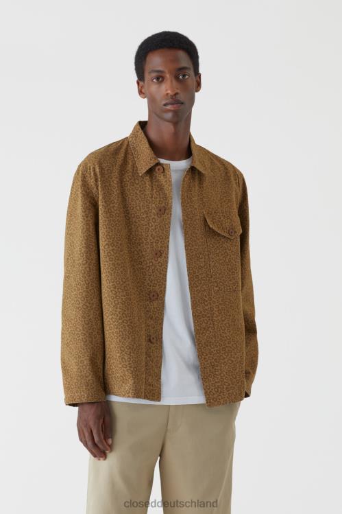 Kleidung Muskatnuss 0RP8Z2026 CLOSED Bedruckte Feldjacke Männer
