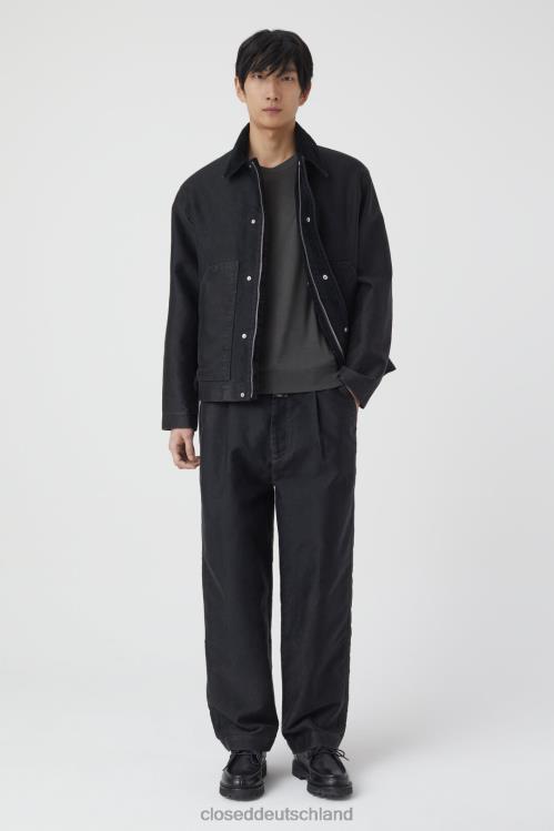 Kleidung Schwarz 0RP8Z871 CLOSED Arbeitsjacke Männer