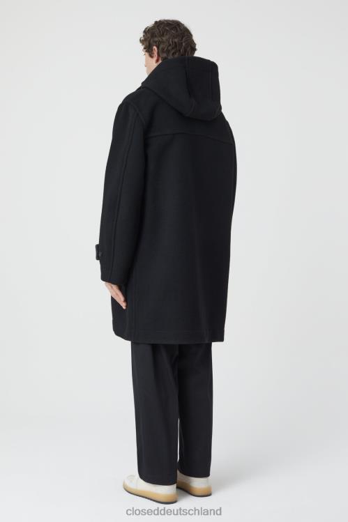 Kleidung Schwarz 0RP8Z882 CLOSED Dufflecoat Männer