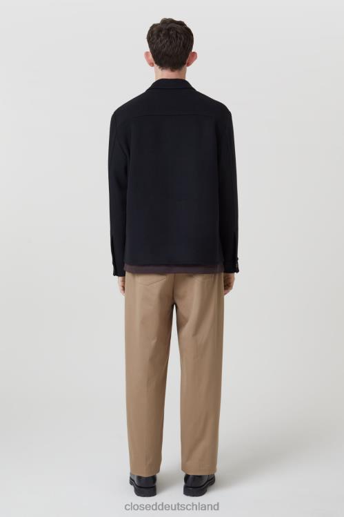 Kleidung Schwarz 0RP8Z886 CLOSED Doubleface-Jacke Männer