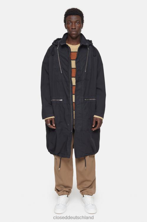 Kleidung Schwarz 0RP8Z890 CLOSED Steppparka Männer