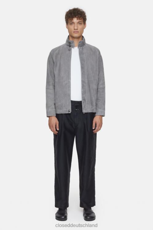 Kleidung aschgrau 0RP8Z896 CLOSED Wildlederjacke Männer