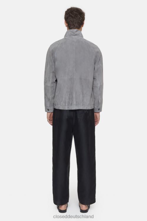 Kleidung aschgrau 0RP8Z896 CLOSED Wildlederjacke Männer