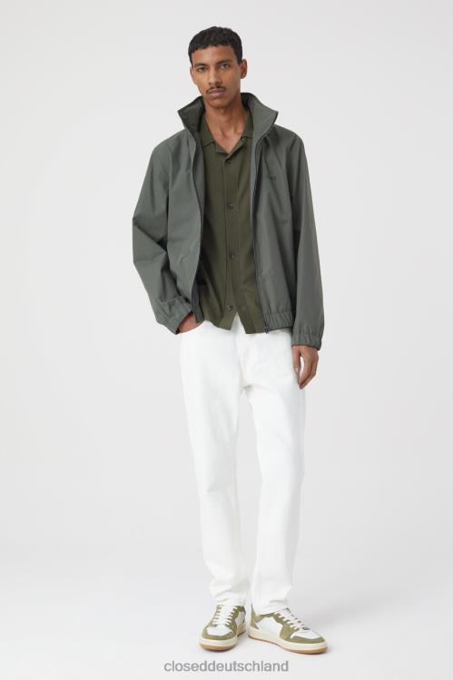 Kleidung dunkle Jade 0RP8Z2038 CLOSED Jacke mit Kapuze und Reißverschluss Männer
