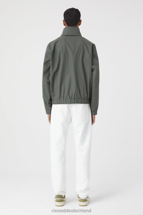 Kleidung dunkle Jade 0RP8Z2038 CLOSED Jacke mit Kapuze und Reißverschluss Männer