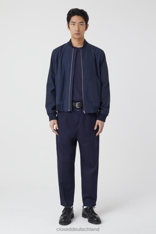 Kleidung dunkle Nacht 0RP8Z2024 CLOSED leichter Baumwollblouson Männer