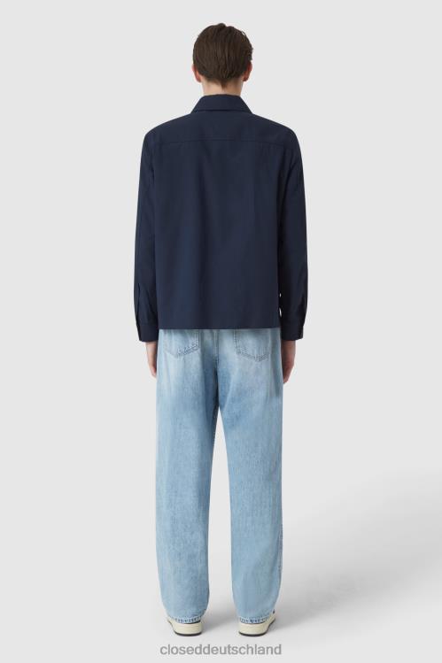 Kleidung dunkle Nacht 0RP8Z2032 CLOSED Blouson mit Reißverschluss Männer