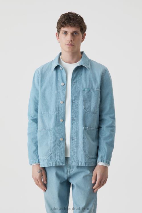Kleidung hellblau 0RP8Z2027 CLOSED Jacke Männer