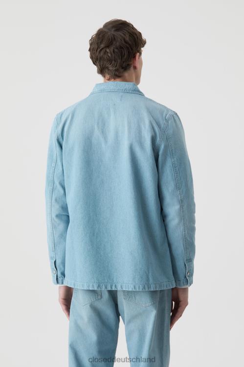 Kleidung hellblau 0RP8Z2027 CLOSED Jacke Männer