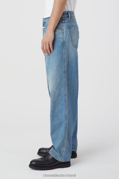 Kleidung Mittelblau 0RP8Z785 CLOSED Denim-Stil, extrem locker Männer