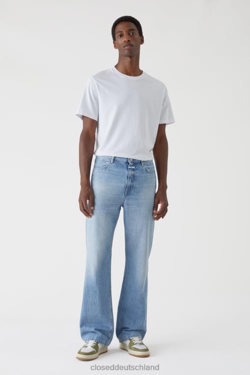 Kleidung hellblau 0RP8Z1932 CLOSED Ausgestellter Roper im Denim-Stil Männer