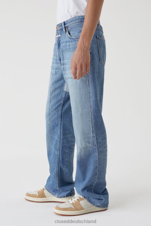 Kleidung hellblau 0RP8Z1933 CLOSED Ausgestellter Roper im Denim-Stil Männer