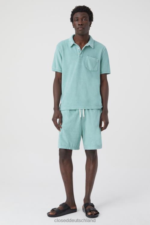 Kleidung blaue Agave 0RP8Z2020 CLOSED Frottee-Shorts Männer