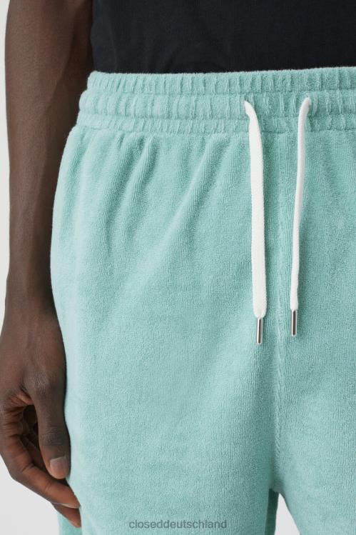 Kleidung blaue Agave 0RP8Z2020 CLOSED Frottee-Shorts Männer