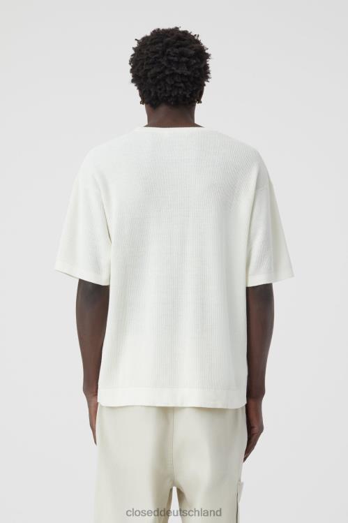 Kleidung Elfenbein 0RP8Z2066 CLOSED Strickshirt Männer