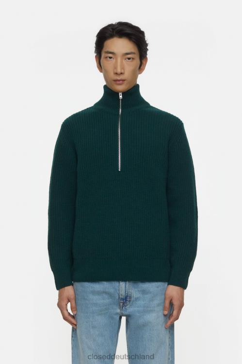 Kleidung Farngrün 0RP8Z902 CLOSED Pullover mit Reißverschluss Männer