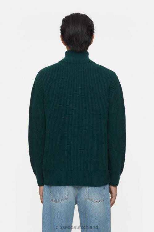Kleidung Farngrün 0RP8Z902 CLOSED Pullover mit Reißverschluss Männer