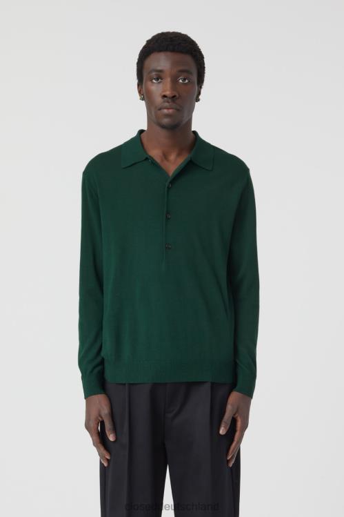 Kleidung Farngrün 0RP8Z922 CLOSED Polopullover Männer