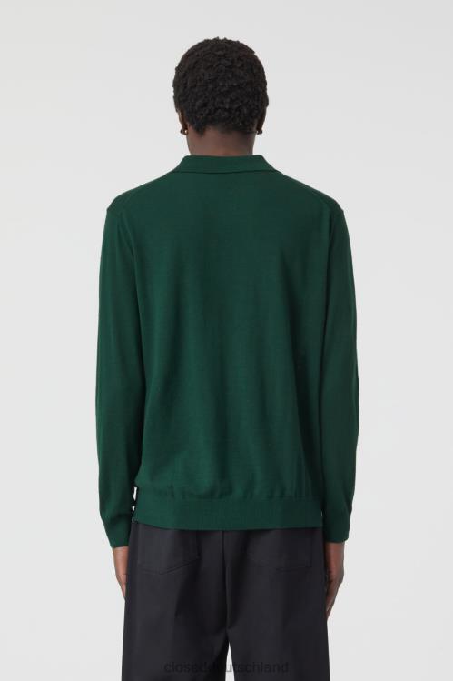 Kleidung Farngrün 0RP8Z922 CLOSED Polopullover Männer