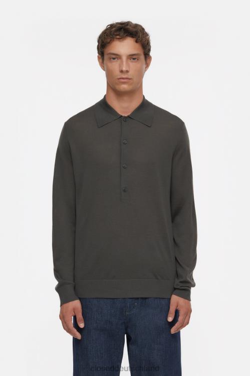 Kleidung Holzkohle 0RP8Z920 CLOSED Polopullover Männer