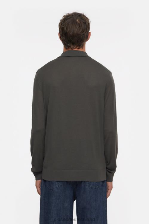 Kleidung Holzkohle 0RP8Z920 CLOSED Polopullover Männer