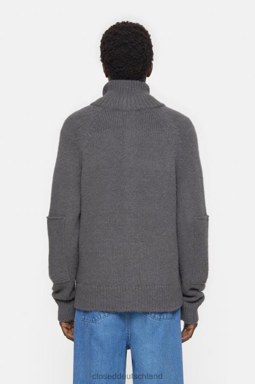 Kleidung Holzkohle 0RP8Z946 CLOSED Rollkragenpullover Männer