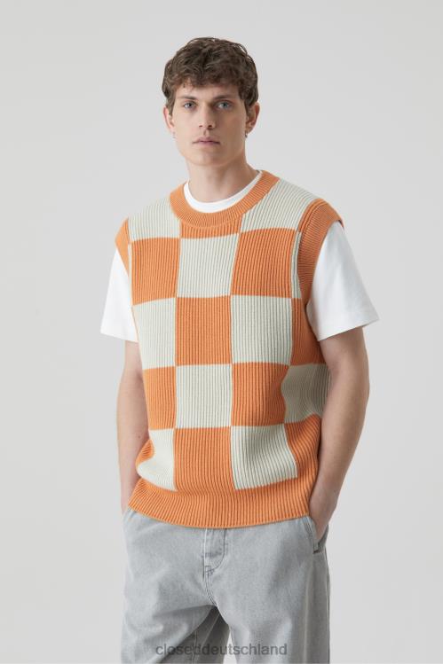 Kleidung Karneolbraun 0RP8Z2079 CLOSED Pulloverweste Männer