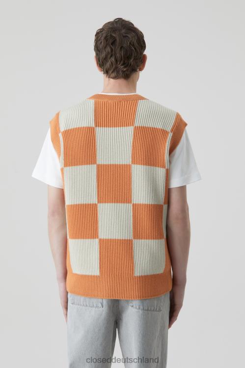 Kleidung Karneolbraun 0RP8Z2079 CLOSED Pulloverweste Männer