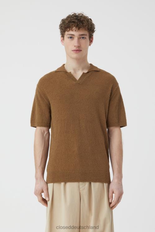 Kleidung Muskatnuss 0RP8Z2068 CLOSED Poloshirt aus Baumwollmischung Männer