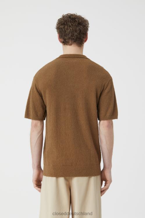 Kleidung Muskatnuss 0RP8Z2068 CLOSED Poloshirt aus Baumwollmischung Männer