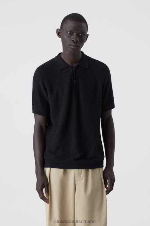 Kleidung Schwarz 0RP8Z2069 CLOSED Polostrick Männer
