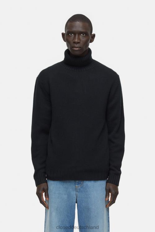Kleidung Schwarz 0RP8Z911 CLOSED Rollkragenpullover aus Kaschmir Männer
