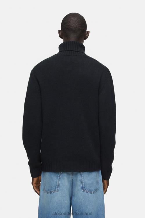 Kleidung Schwarz 0RP8Z911 CLOSED Rollkragenpullover aus Kaschmir Männer