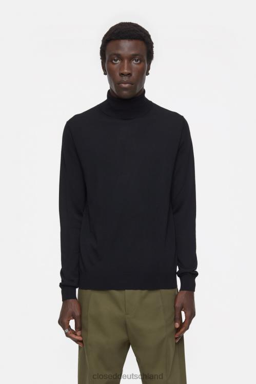 Kleidung Schwarz 0RP8Z924 CLOSED Rollkragenpullover aus Wolle Männer