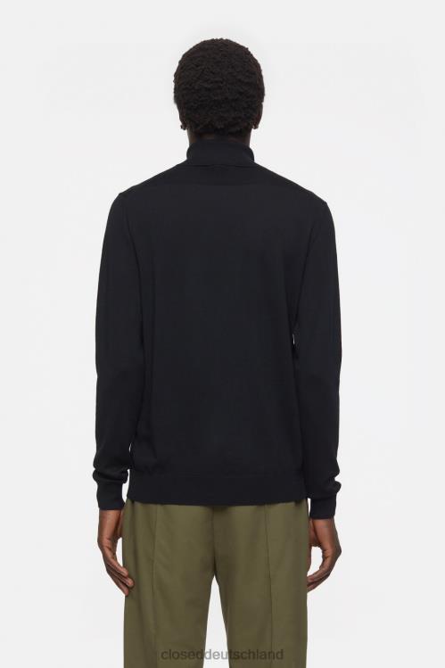 Kleidung Schwarz 0RP8Z924 CLOSED Rollkragenpullover aus Wolle Männer