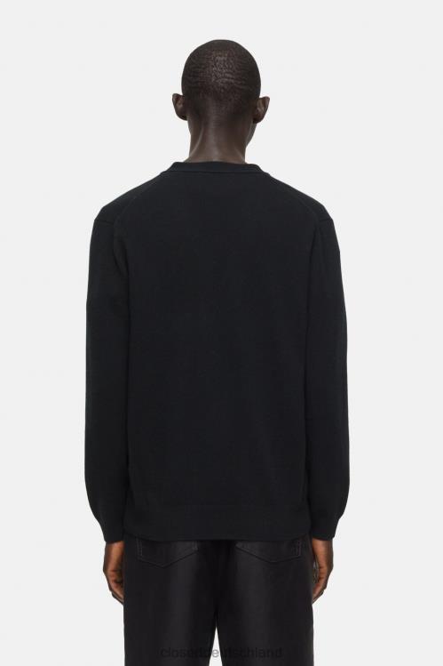 Kleidung Schwarz 0RP8Z936 CLOSED Strickjacke aus Kaschmir Männer