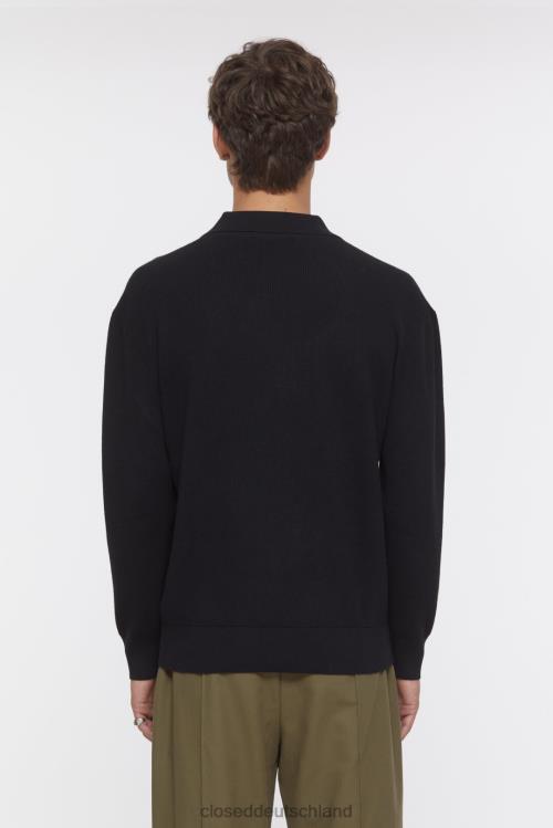 Kleidung Schwarz 0RP8Z947 CLOSED Polo-Langarmshirt Männer