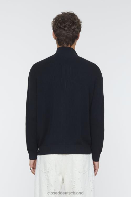 Kleidung Schwarz 0RP8Z949 CLOSED Rippstrick-Cardigan Männer