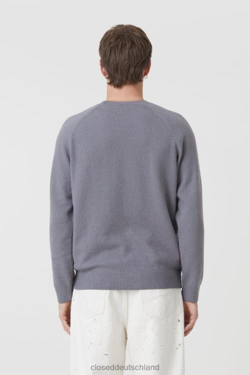 Kleidung aschgrau 0RP8Z957 CLOSED Raglan-Rundhalsausschnitt Männer
