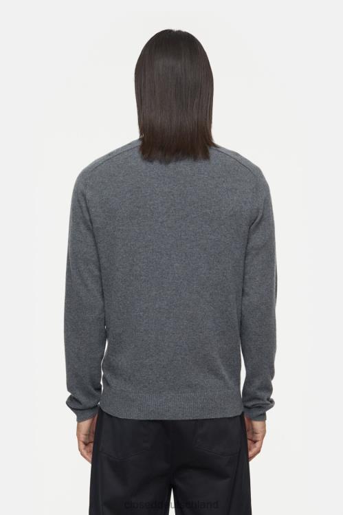 Kleidung dunkelgrau meliert 0RP8Z932 CLOSED Kaschmirpullover Männer