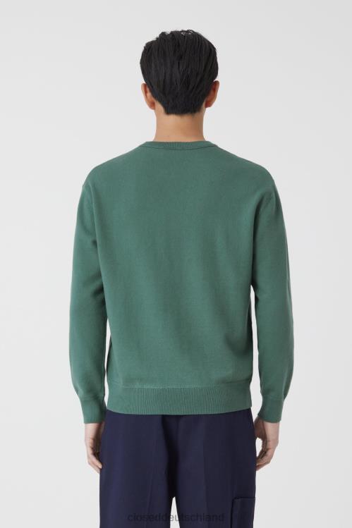 Kleidung dunkle Jade 0RP8Z2057 CLOSED Strickpullover Männer